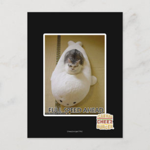 Carte Postale Pleine vitesse vers l'avant