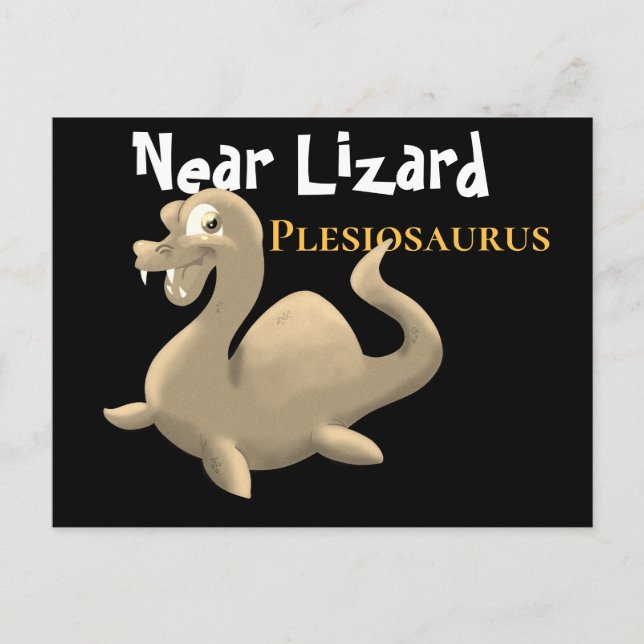 Carte Postale Plesiosaure (Devant)