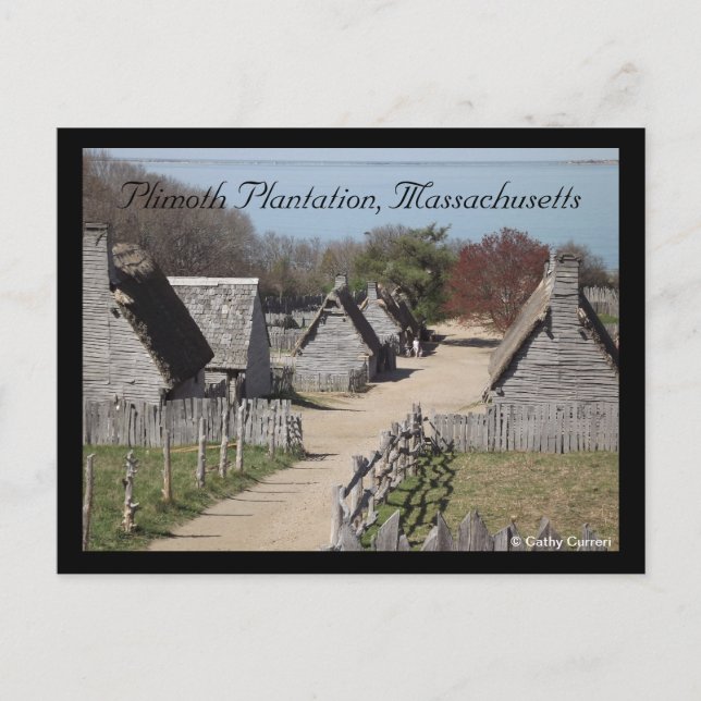 Carte Postale Plimoth Plantation, Massachusetts (Devant)