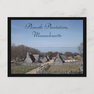 Carte Postale Plimoth Plantation, Massachusetts