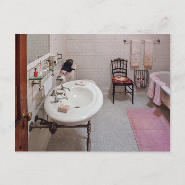 Carte Postale Plomber - Salle de bain (Devant)