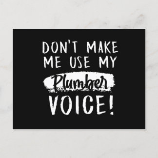 Carte Postale Plomber Vocale Plumbing Job Craft Profession Cadea