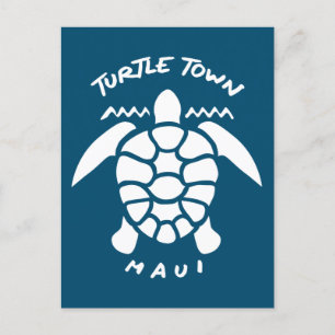 Carte Postale Plongée Avec Tortues De Mer - Turtle Town Maui