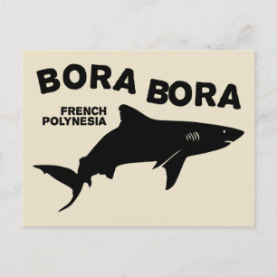 Carte Postale Plongée De Requin À Bora Bora