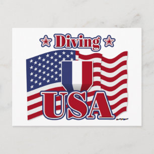 Carte Postale Plongée USA