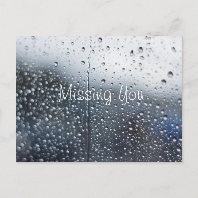 Carte Postale Pluie sur mesure manquante (Devant)