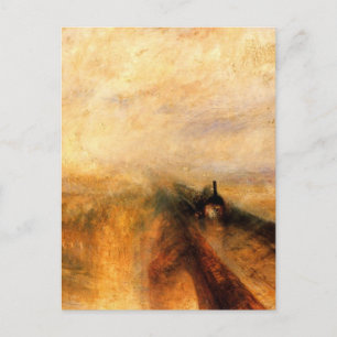 Carte Postale Pluie, vapeur et vitesse - Le Great Western Railwa
