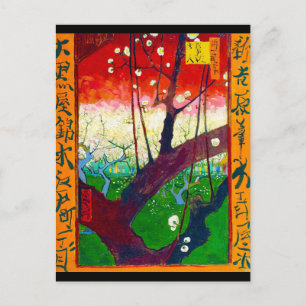 Carte Postale Plum à fleurs (après Hiroshige), Van Gogh