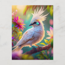 Plumes rousses à crête juvénile Dove Imaginaire Oi