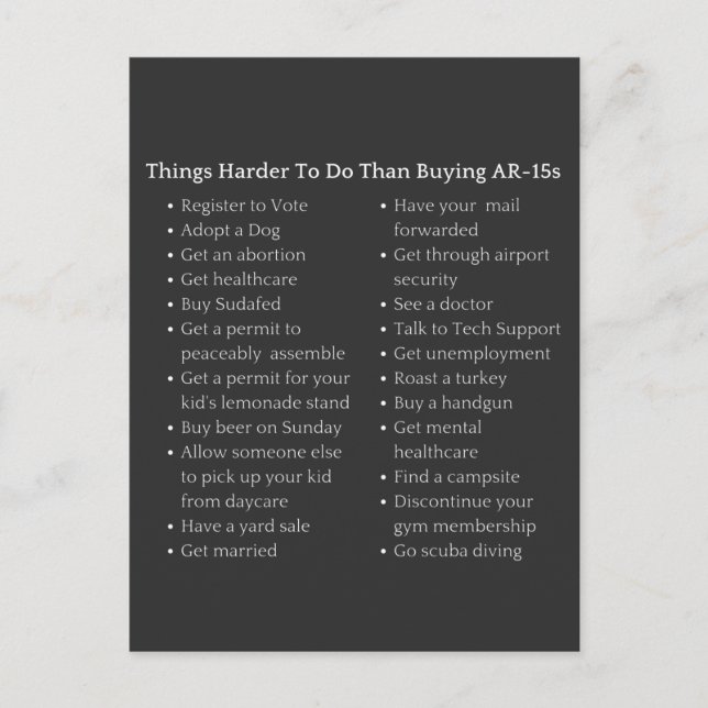 Carte Postale Plus Difficile À Faire Que D'Acheter Un Contrôle D (Devant)