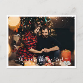 Carte Postale Plus Le Merrier | Photo Faire-part de grossesse