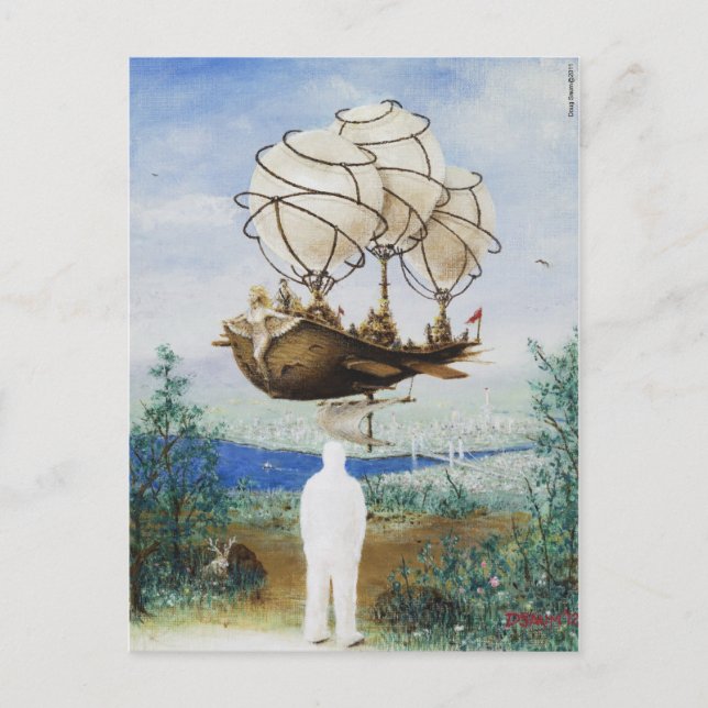 Carte postale plus légère que la carte postale aér (Devant)