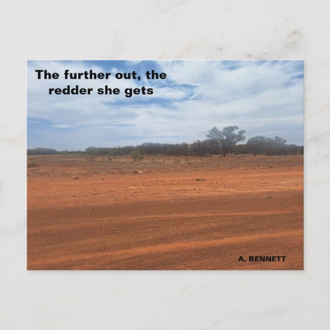 Carte Postale Plus loin (Devant)