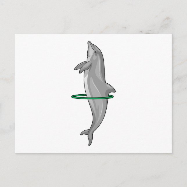 Carte Postale Pneus de sport Dolphin Fitness (Devant)