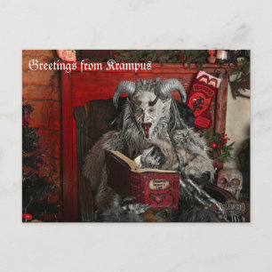 Carte Postale PNW Krampus Postcard