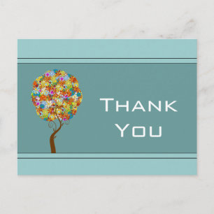 Carte Postale Poche de forêt enchantée Arbre à conte de fées flo