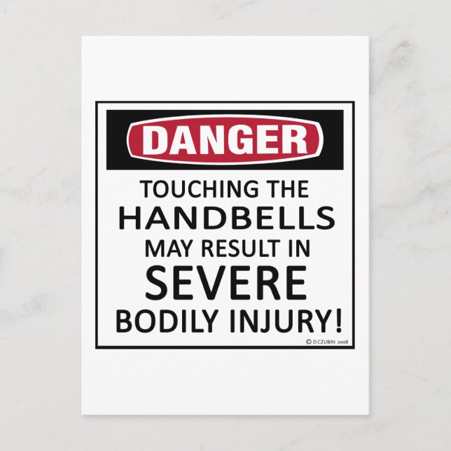 Carte Postale Poches de danger (Devant)