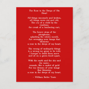 Carte Postale Poème Art-Love 1