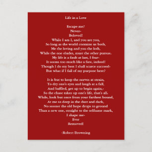 Carte Postale Poème Art-Love Poem 12