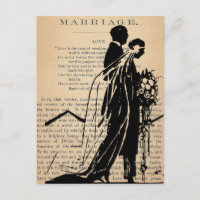 Poème de mariage par Longfellow Bride Groom Silhou