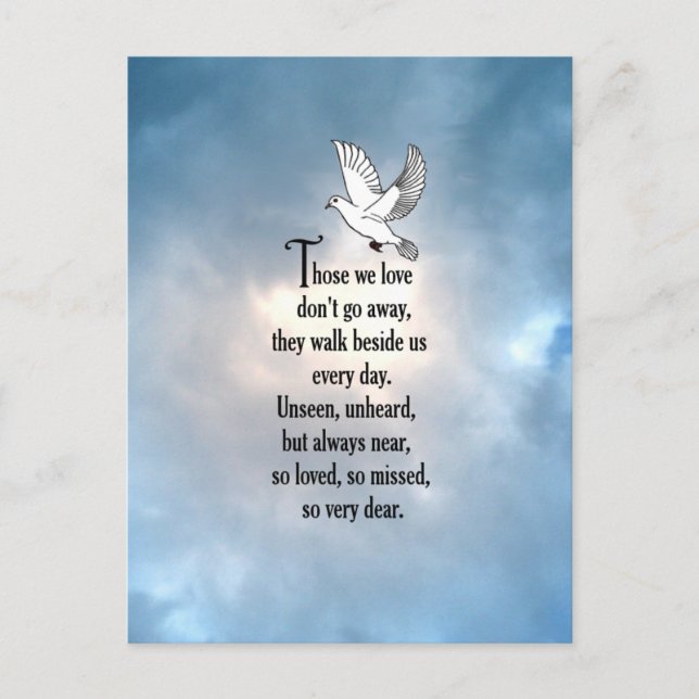 Carte Postale Poème "So Loved" (Devant)