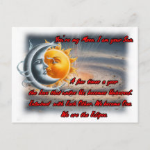 Poème sur le Soleil, la Lune et l'Amour sur un