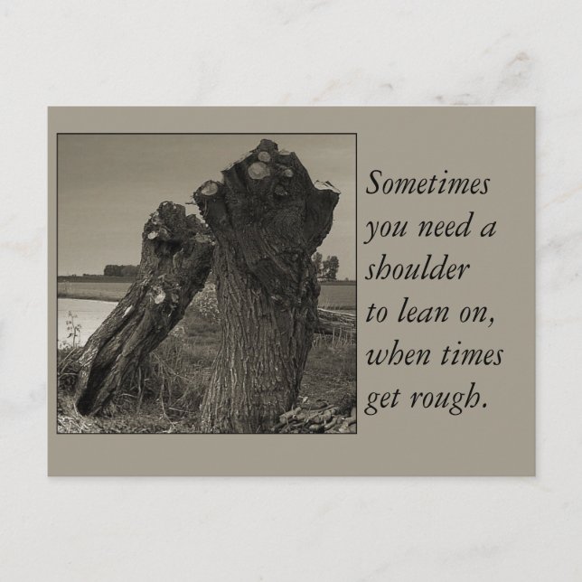 Carte Postale Poésie - Amitié (Devant)