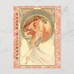 Carte Postale Poésie, Joyeux anniversaire