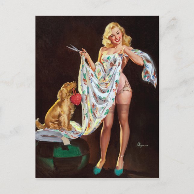 Carte Postale Poignée à la mode vers le haut (Devant)