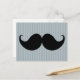 Carte Postale Poignée tendance Moustache Moustache Moustache (Devant/Arrière en situation)