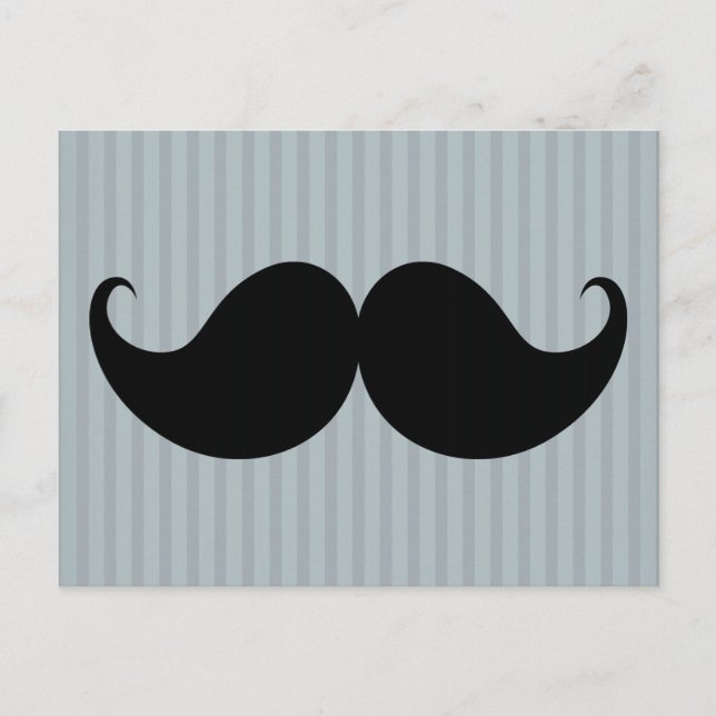 Carte Postale Poignée tendance Moustache Moustache Moustache (Devant)