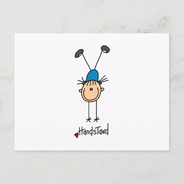 Carte Postale Poignées de gymnaste Doing (Devant)