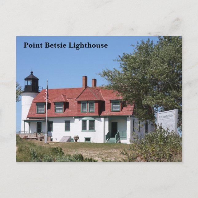 Carte postale Point Betsie Lighthouse Lake Michiga (Devant)