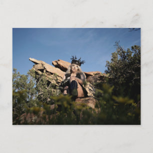 Carte postale "Point d'observation" amplifiée