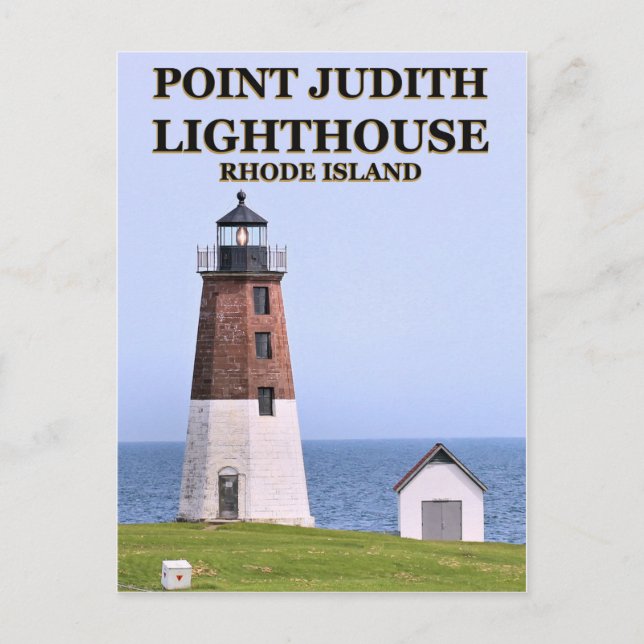 Carte Postale Point Judith Lighthouse, Rhode Island Postcard (Devant)