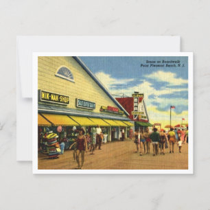 Carte Postale Point Pleasant Beach Boardwalk 1940