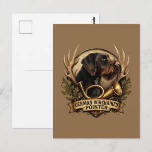 Carte Postale Pointer allemand à poil dur