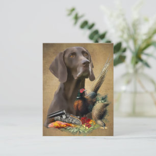 Carte Postale Pointeur Raccourci allemand GSP