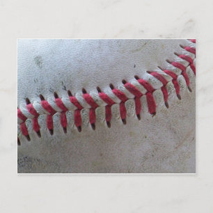 Carte Postale Points de couture de baseball