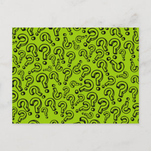 Carte Postale Points d'interrogation