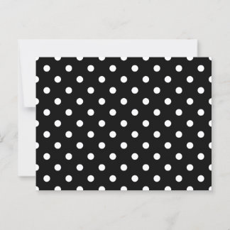 Carte Postale Points noirs et blancs