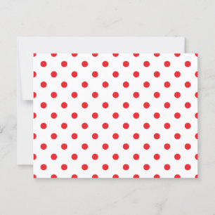 Carte Postale Points rouges