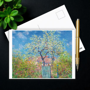 Carte Postale Poirier en fleurs, Monet