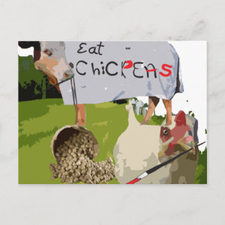 Carte Postale Pois chiches. C'est ce qui est pour le dîner.