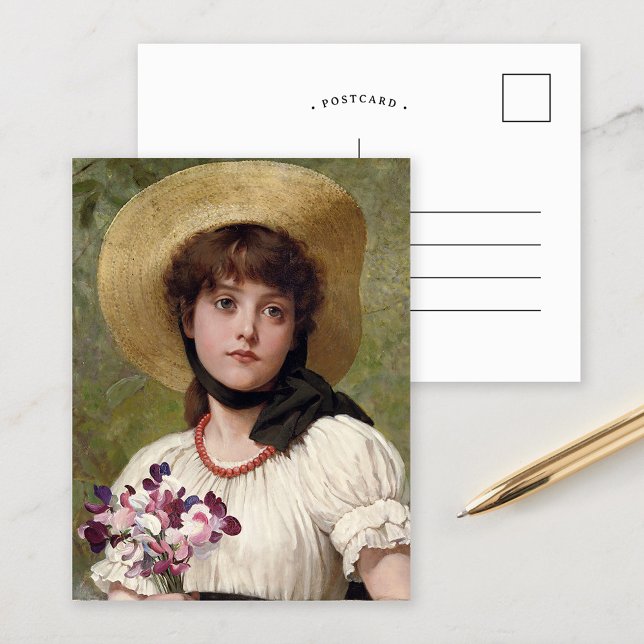 Carte Postale Pois doux | George Dunlop Leslie (Créateur téléchargé)