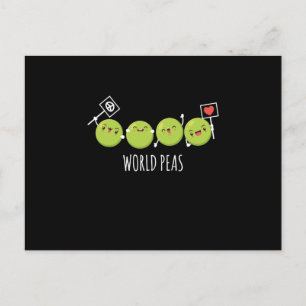 Carte Postale Pois du monde Vegas Vegas Légumes Pois