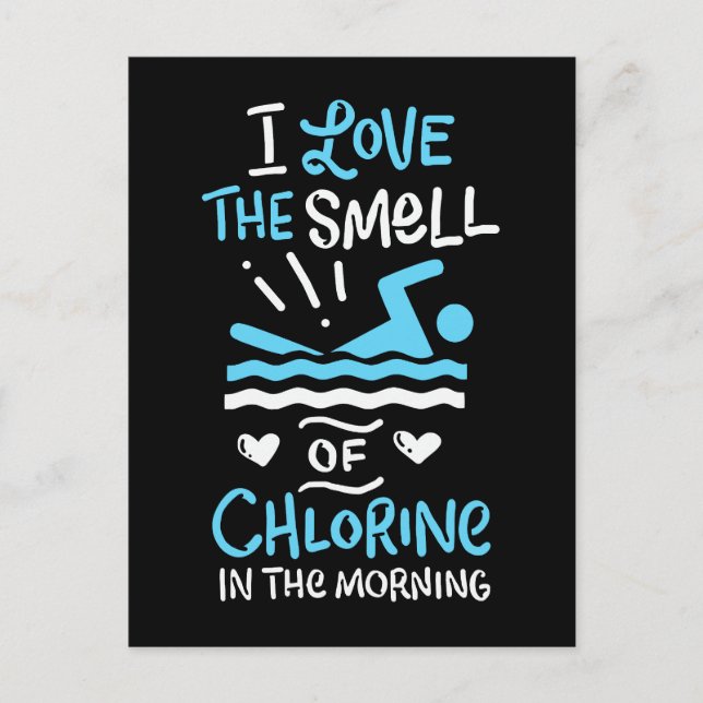 Carte Postale Poison de Swimming Swim Sport (Devant)