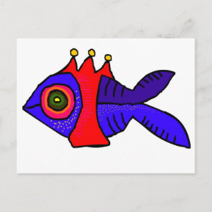 Carte Postale poisson