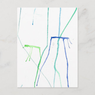 Carte Postale Poisson à gelée cool