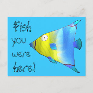 Carte Postale Poisson ange